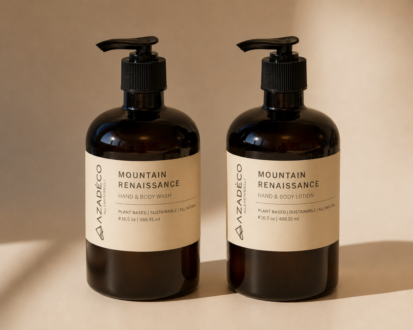 Lotion & Soap Gift Set | Glass Vessel